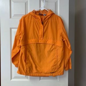 LLBean Kids Orange Windbreaker